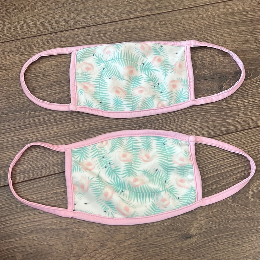 Sewing Down South Flamingo Masks- set of 2